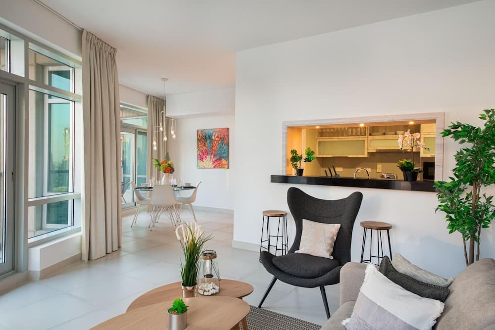 Central Dubai Apt w Danish Twist Burj Khalifa Vws