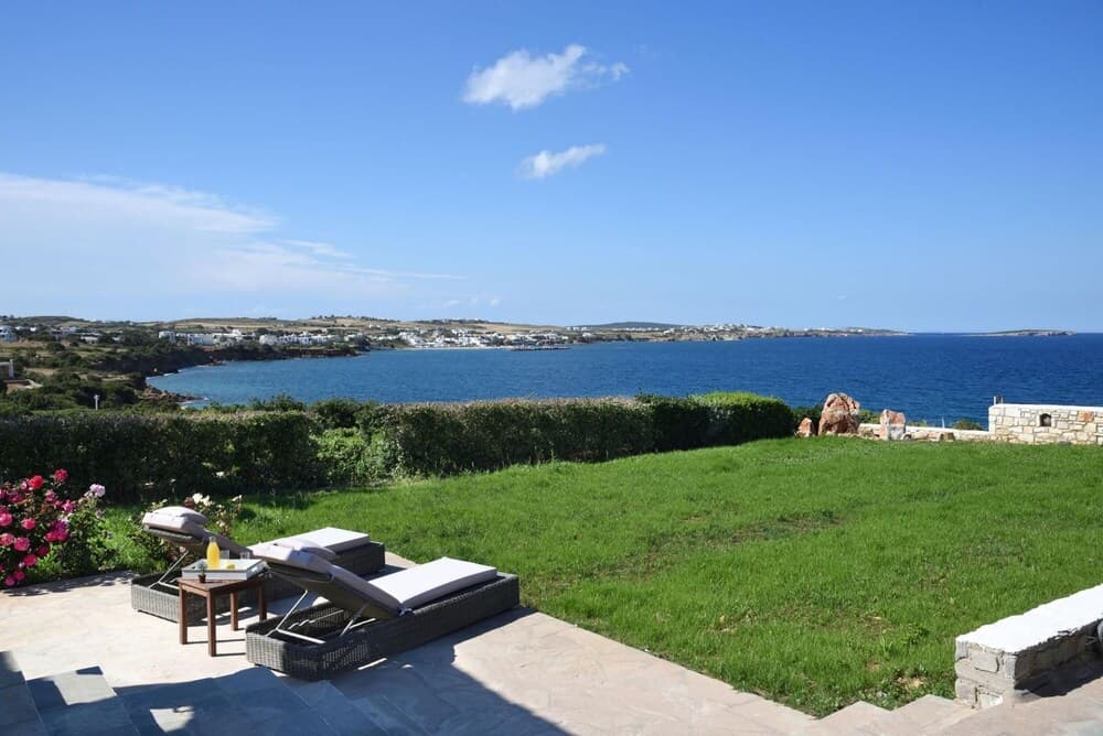 Amalgam Homes Paros Beachfront Luxury Villa Agia Thalassa Beachfront Private Pool Villa