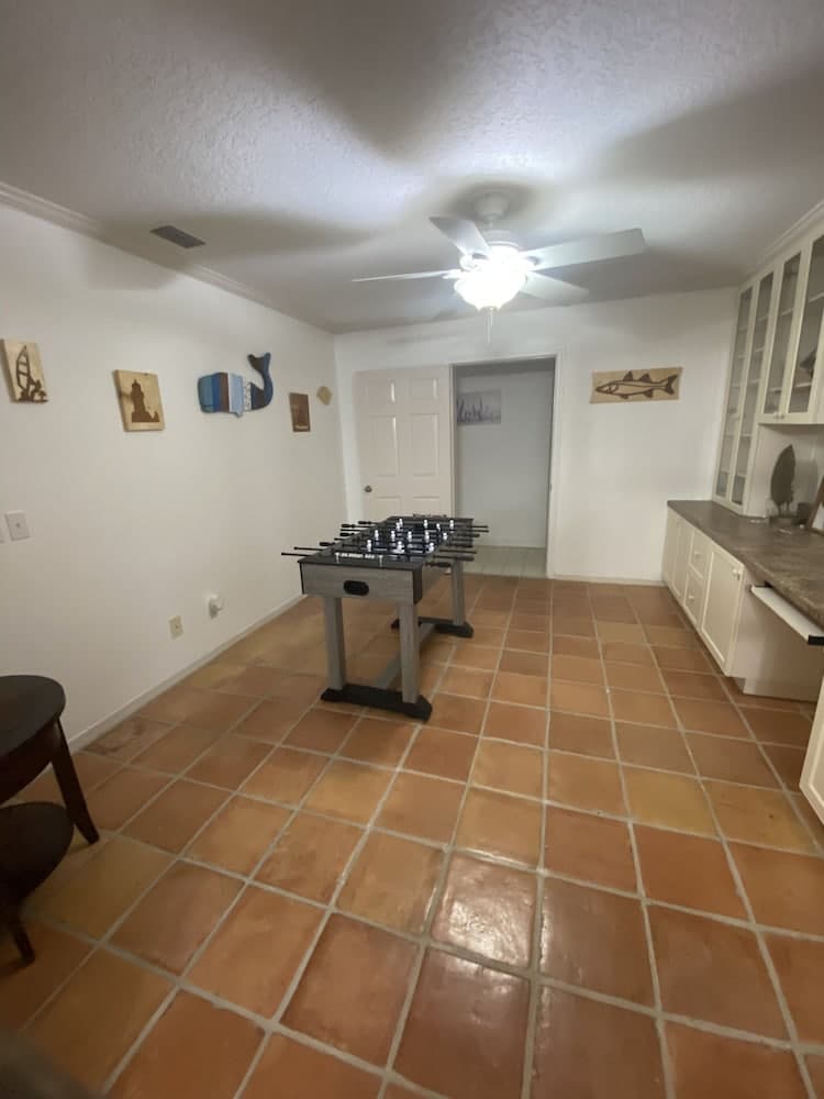 Tropical Theme Home Steps from the Beach