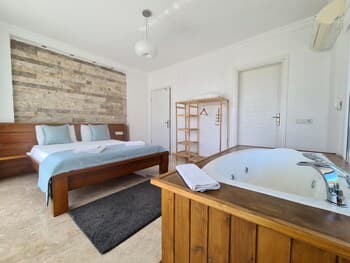 Villa With Jacuzzi Pool and Backyard in Kalkan