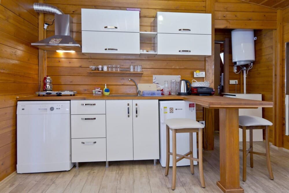 Tiny House With Shared Pool and Balcony in Bodrum