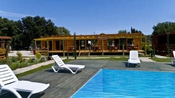 Tiny House With Shared Pool and Balcony in Bodrum