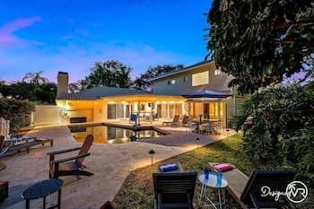 8BR Villa with Heated Pool Near Beach