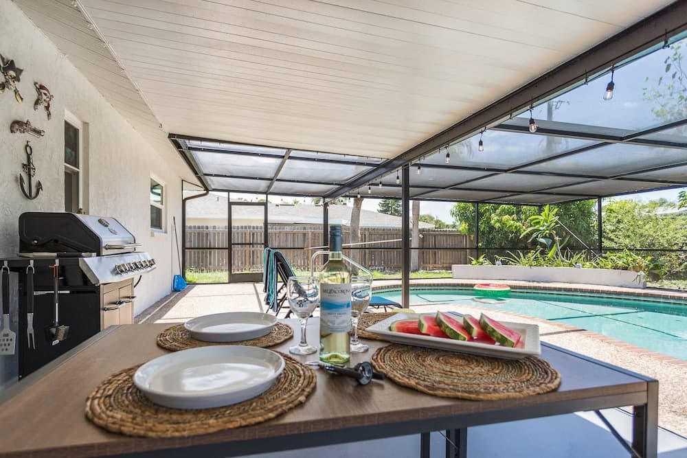 Playful Dolphins Pool Home