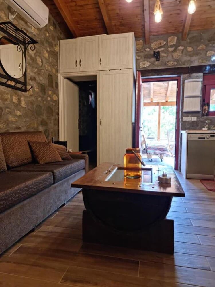 House With big Garden and Barbeque in Nature