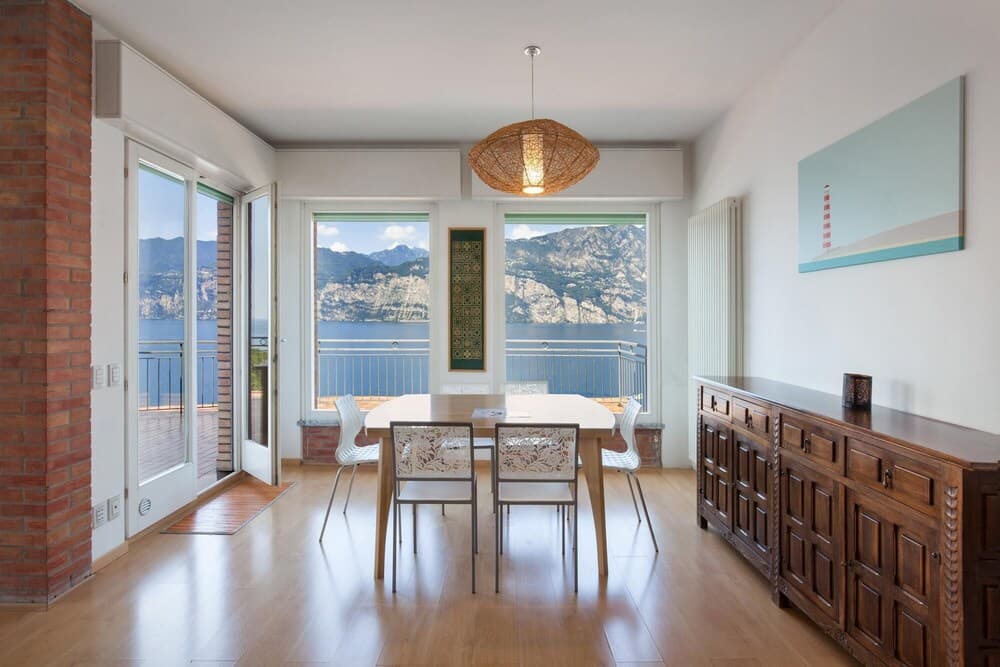 Apartment Windows on the Lake