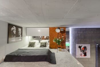 Dwupoziomowy loft w Tobaco Park