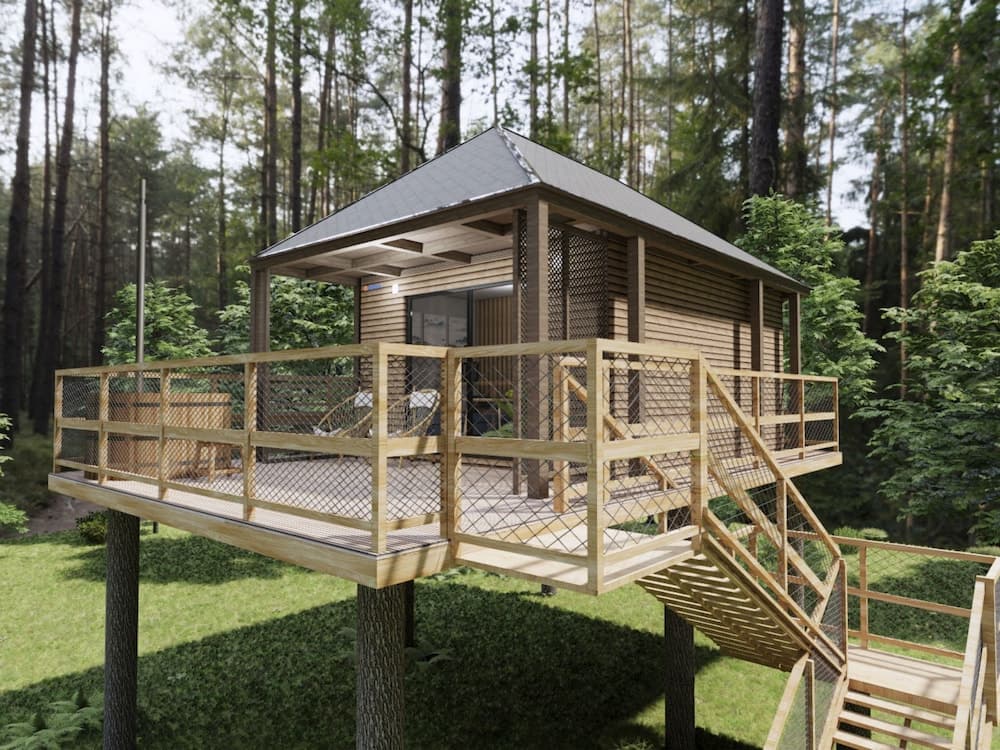 Baumhaus Premium mit 1 Schlafzimmer K Tschach-mauthen