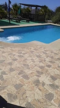 cabañas con piscina Algarrobo