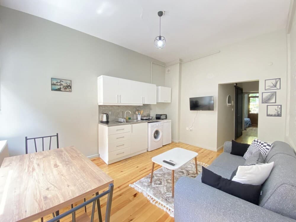 Flat With Balcony Near Flower Passage in Beyoglu