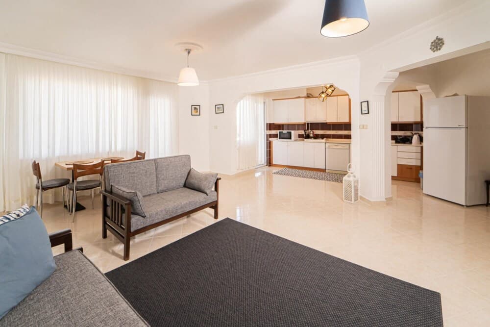 Colorful Seaside Home With Sea View in Fethiye