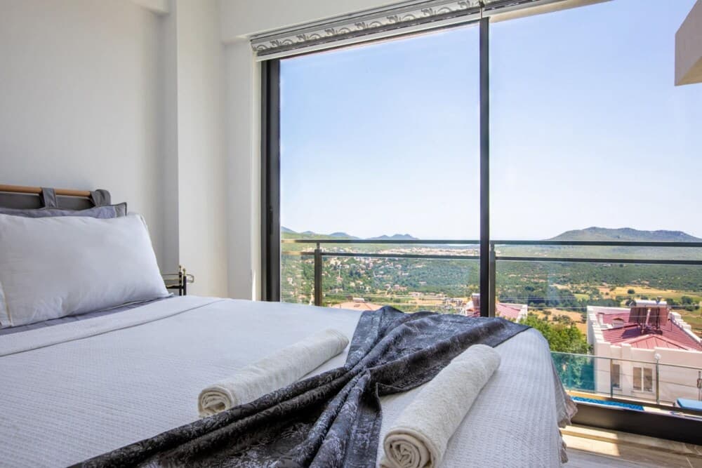 Triplex Villa With Sauna Pool and Sea View in Kas