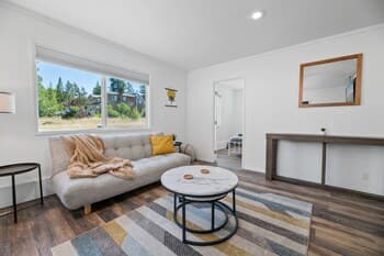 2225- Blue Bear 1 2 Bedroom Hotel Room by Redawning