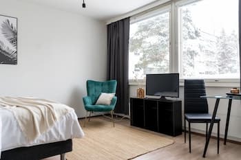 Bright studio apartment in Kaivoksela