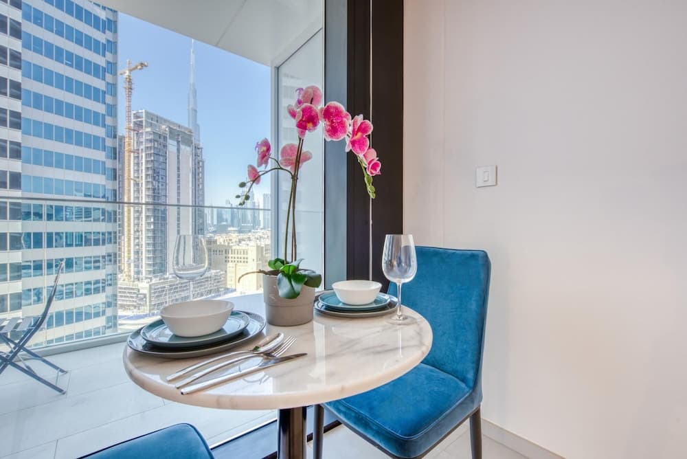 Luxury Studio w Burj Khalifa Vw in Business Bay