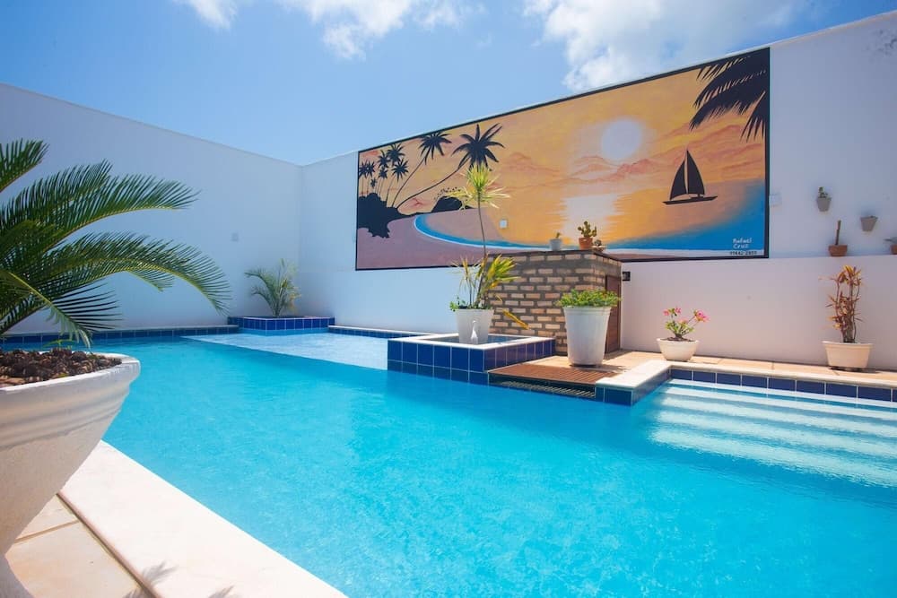 Paradis aca Casa Tropical com Piscina e 3 Su tes
