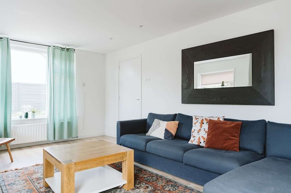 Village House, Authentic, Modern Living Room, Courtyard