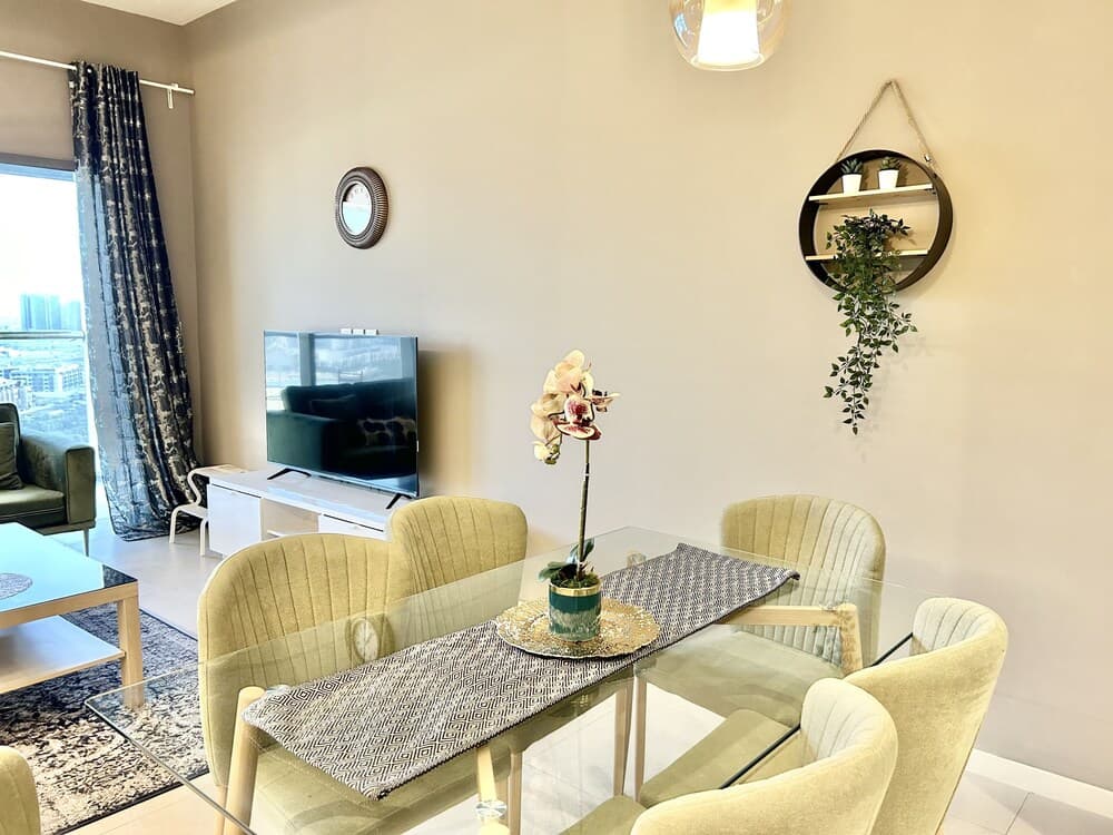 Amazing Living With Balcony Park View JVC -1bed