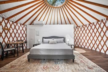 Ot 3515e Texas Yurt Haus: 5 Yurts! 5 Bedroom Cabin by Redawning