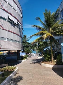 10F - Vista linda Pe areia Guaruja Tombo