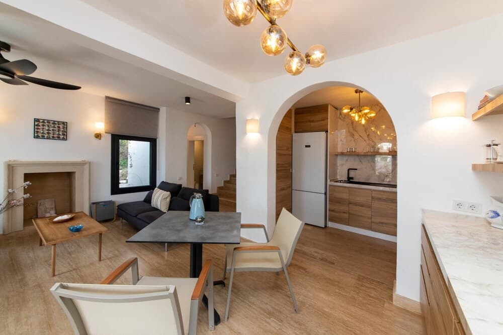 Spacious Villa With Terrace and Sea View in Bodrum