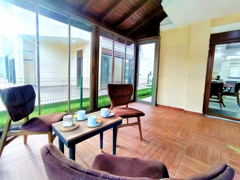 Triplex Villa With Sauna Near Airport in Antalya