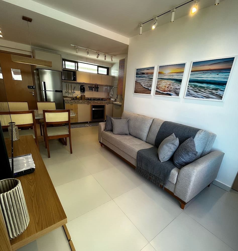 Flat beira mar no Barra Classic