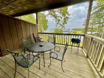 Lake View Queen Guest Room With Two Queens, Sleeper Sofa And Patio Overlooking Lake Ouachita. 1 Bedroom Hotel Room by Redawning