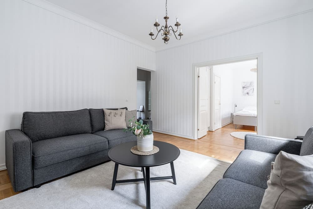 Historical 2BR Apartment with Sauna & Great Location