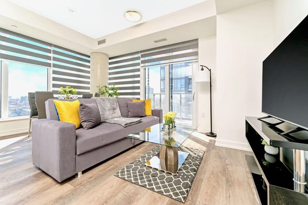 Deluxe 1BR Condo - City Views From Your Balcony