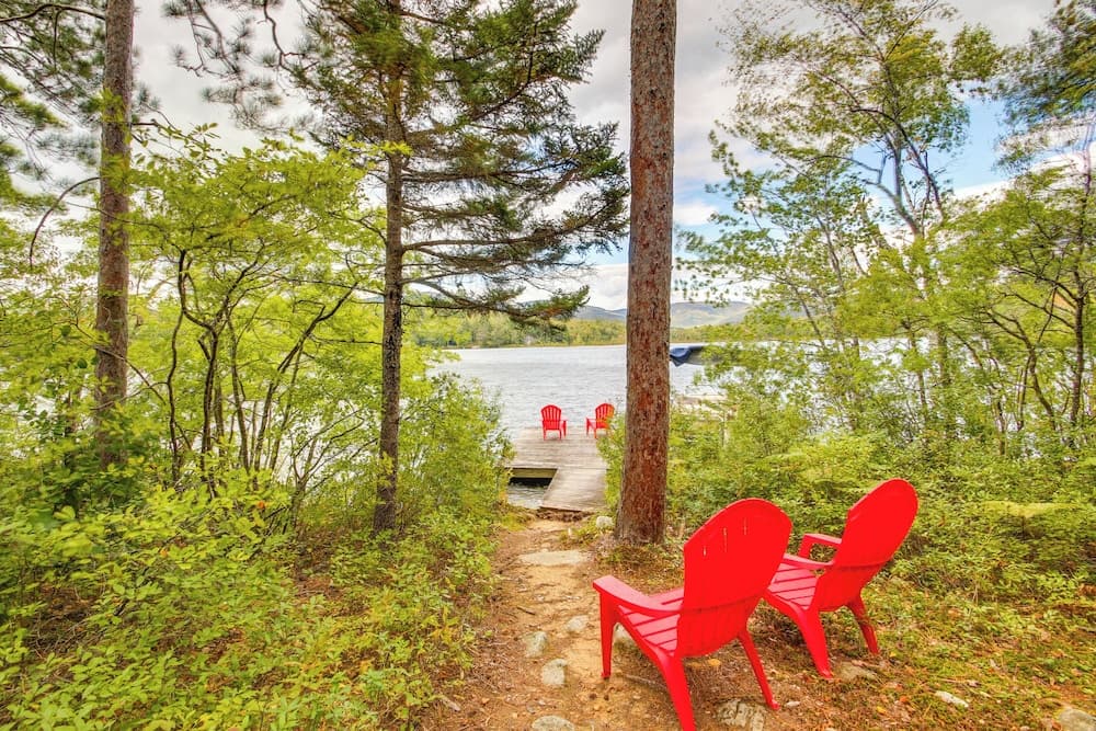 Private Island w/ 2 Cottages on Kezar Lake!