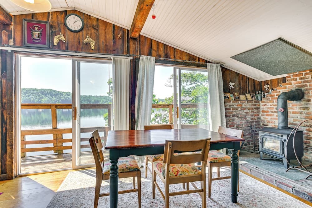 Quiet Cabin on Glen Lake w/ Boat Dock & Deck!