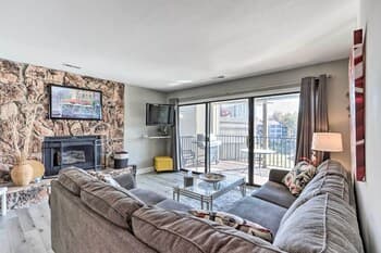 Bright Lake Ozark Condo w/ Fireplace & Grill!