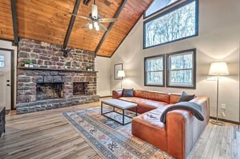 Sleek Homestead w/ Deck, Fire Pit & Game Room!