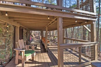 Scenic Greers Ferry Cabin w/ Deck + Fire Pit!