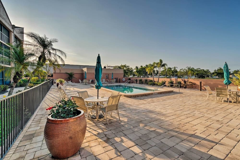 Quiet First-floor Condo w/ Marina View & Pool