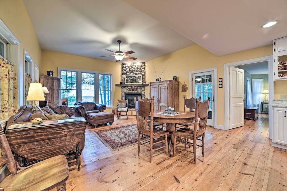 Waterfront Cheboygan Home w/ Fire Pit