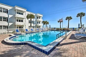 Coastal Condo Escape w/ Patio: Steps to Beach