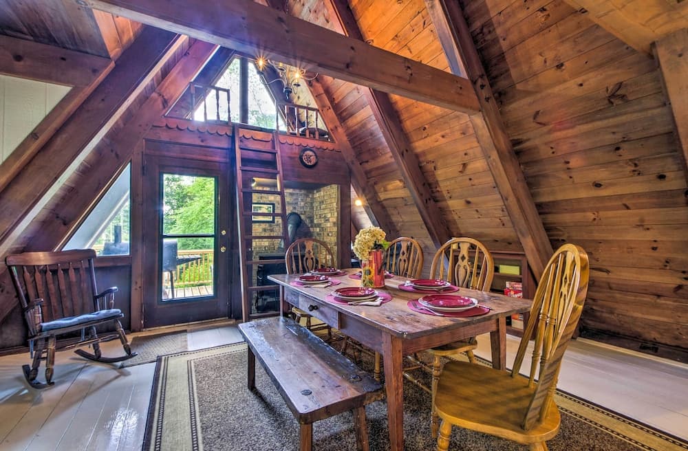 Serene Todd Getaway w/ Private Pond & Creek Views!