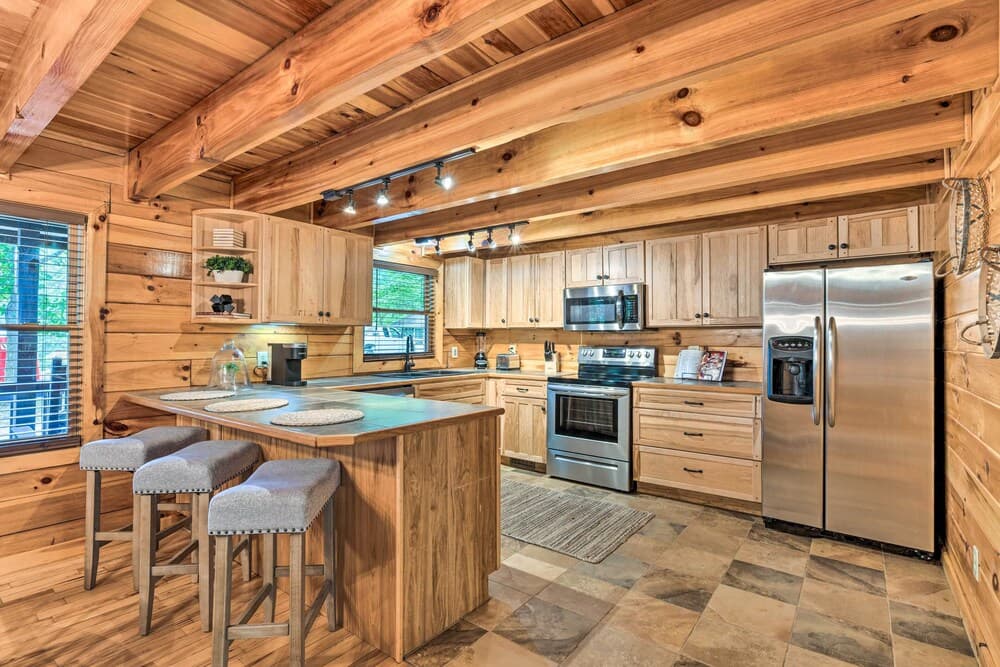 Mountain-view Bryson City Home w/ Hot Tub!