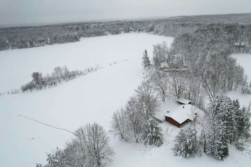 Frederic Lakefront Retreat w/ Dock & Patio!