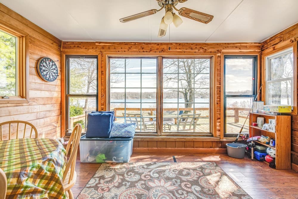 Dock & Sunroom: Waterfront Home Near Kalahari!