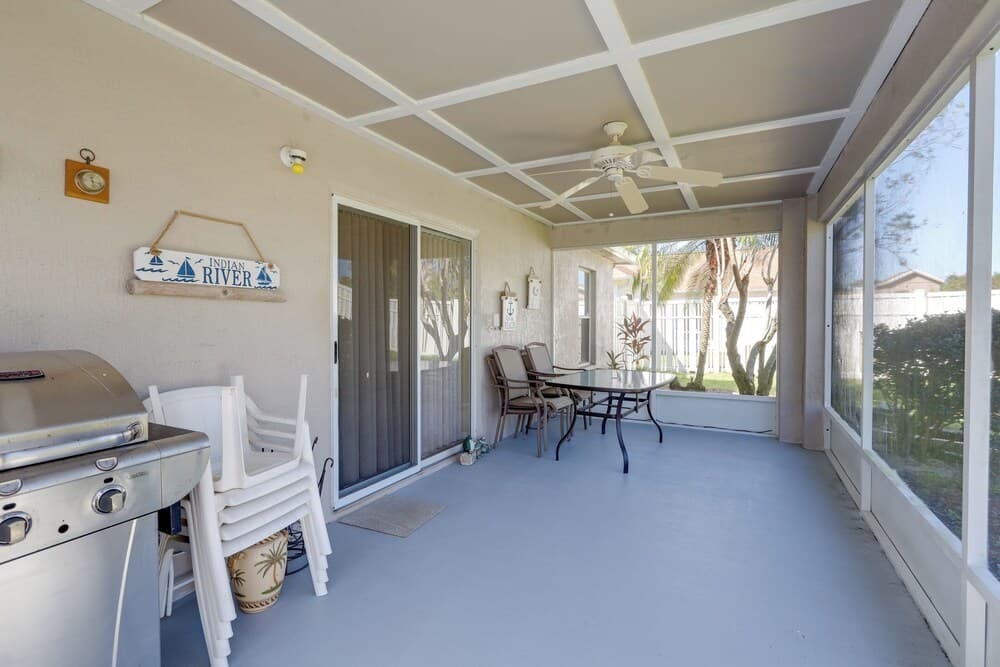 Bright Titusville Retreat w/ Lanai - WFH Friendly!