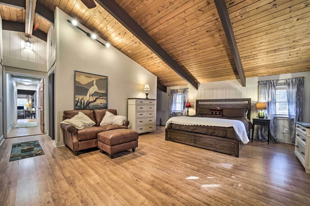 Forested Family Retreat w/ Wraparound Deck & Patio