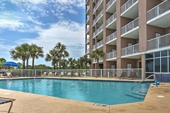 West Gulf Shores Condo W/ocean Views, Shared Pool!