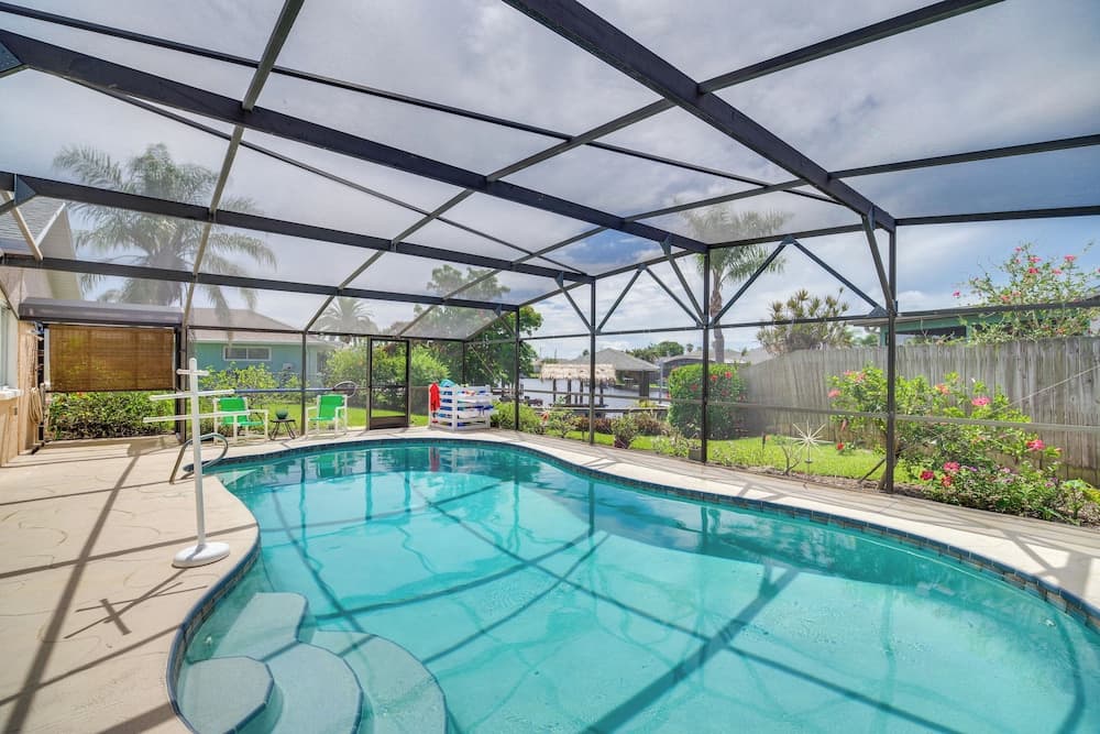 Waterfront Merritt Island Vacation Rental w/ Pool!