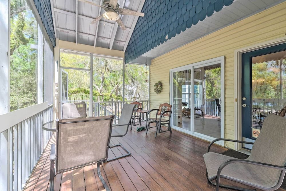 Elevated Home w/ Fire Pit + Dock on Suwannee River