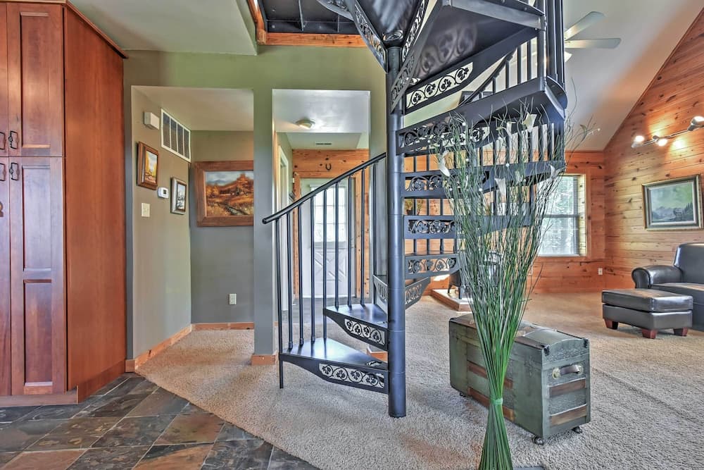 Hillside Cabin on 43 Acres w/ Private Lake & View!