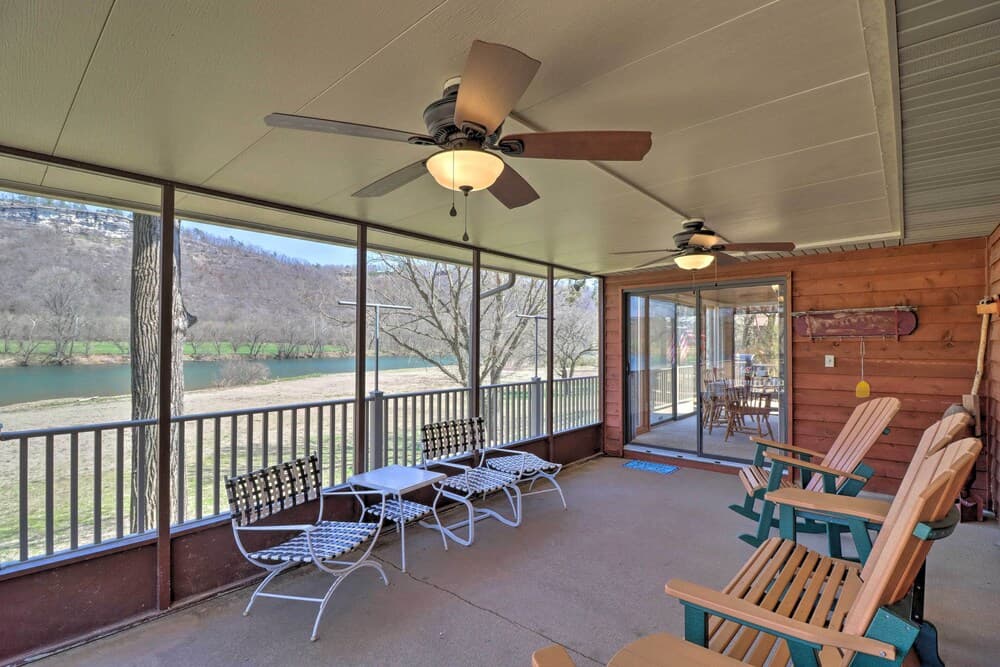 Scenic Riverview Getaway w/ Screened Porch!