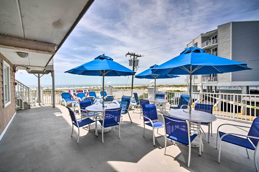 Walk to Wildwood Beach: Oceanfront Condo w/ View